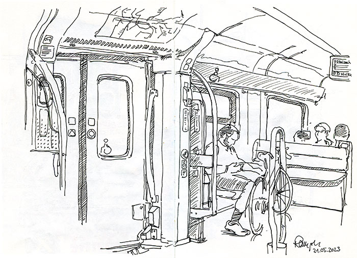 Zeichnung S-Bahn Maisach