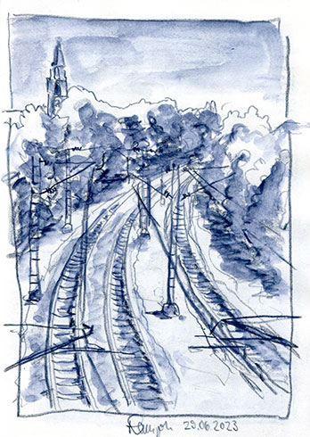 Zeichnung Westpark