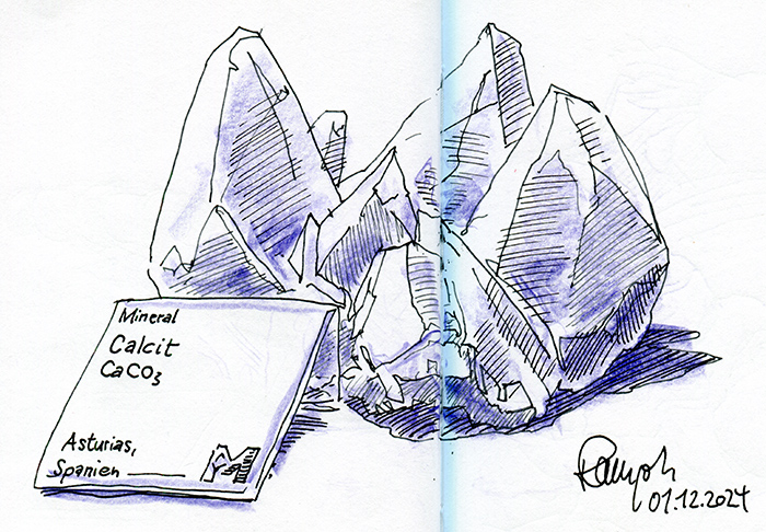 Urban Sketcher Treffen Museum Mineralogia