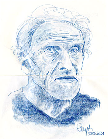 Zeichnung Portrait Chris