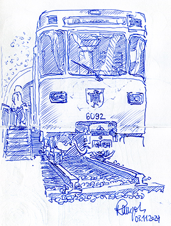 Urban Sketcher Treffen Verkehrsmuseum